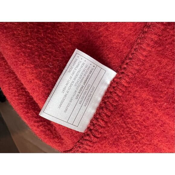 ARIAT Women’s Size Small Red Rust Full Zip Fleece Jacket Long Sleeve - Picture 4 of 8